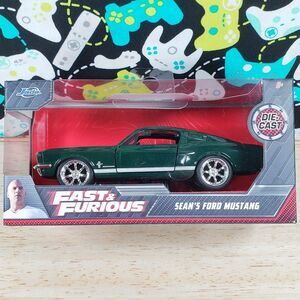 Jada Toys Fast & Furious Seans Green Ford Mustang 1:32 Diecast Collectible Car